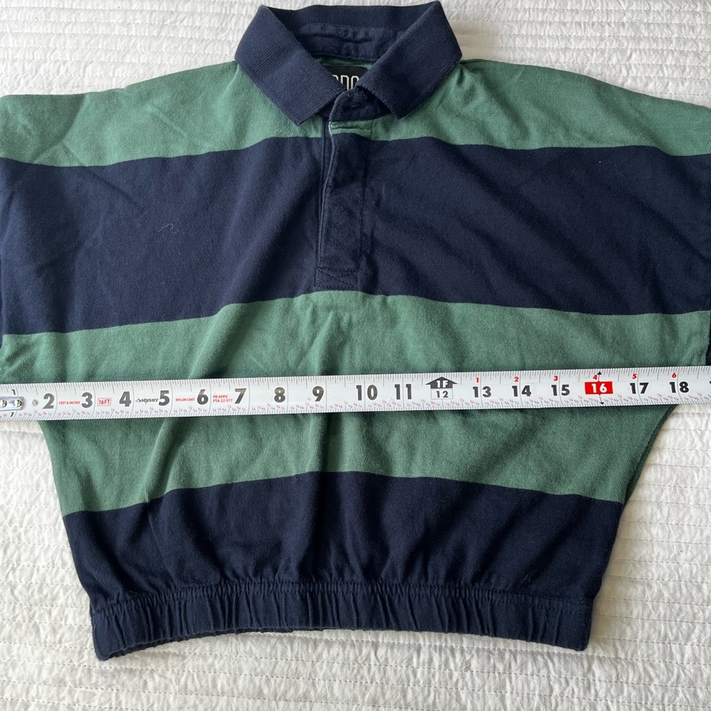 BDG Urban Outfitters striped long-sleeve polo shirt . - Picture 4 of 8